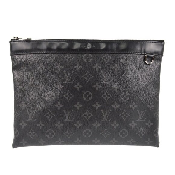 Louis Vuitton Eclipse Pochette Discovery Clutch Bag M62291 TN4187 XX08083 - Picture 1 of 8